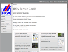 Tablet Screenshot of hkw-service24.de